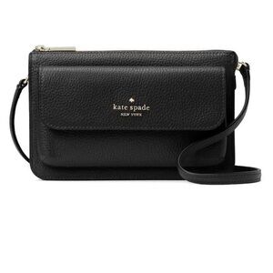 Kate Spade Black Pebbled Leather Crossbody Bag